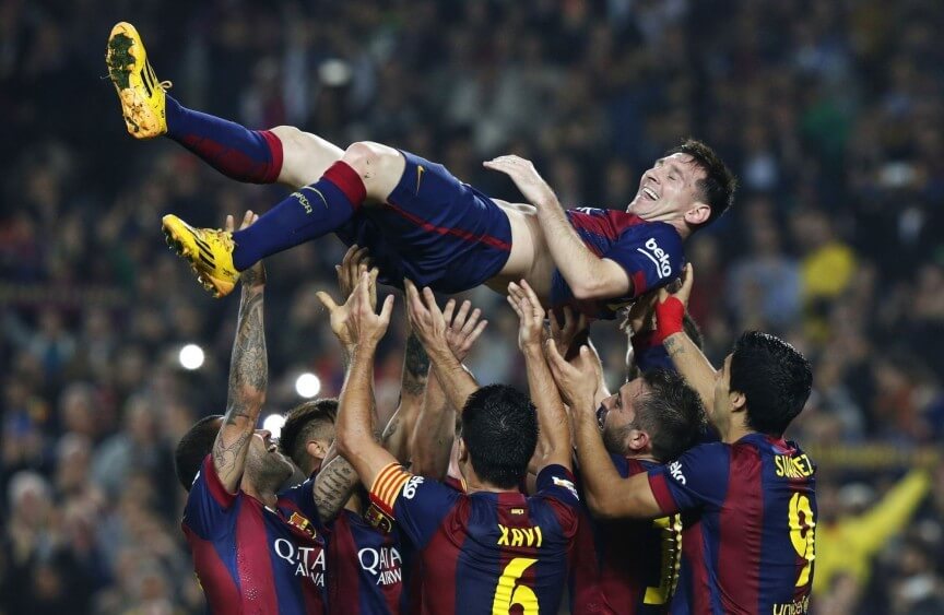 Messi Celebrating !