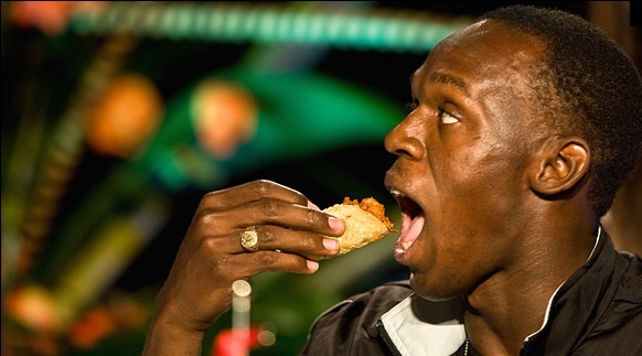 Ate Chicken Nuggets before winning the Beijing Olympic.