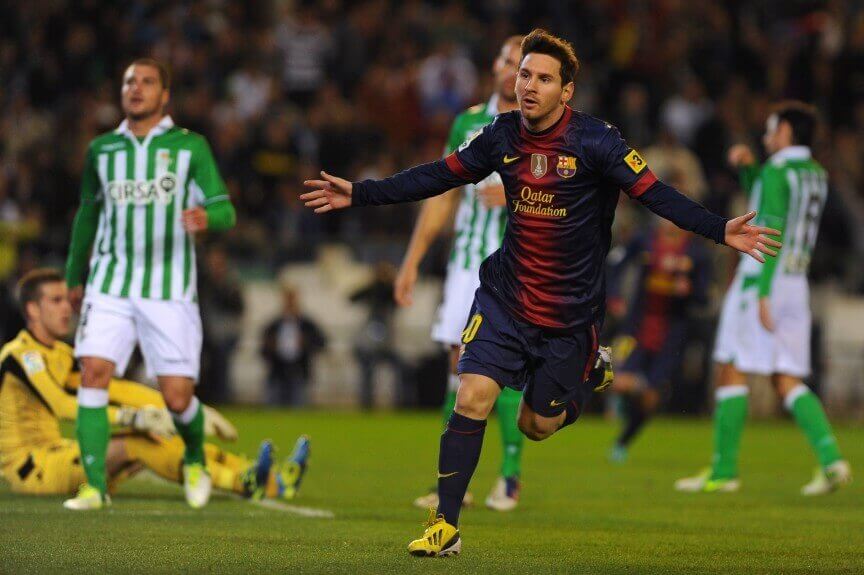 Messi Celebrating!