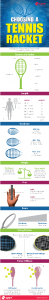 Tennis racket infographic Icon